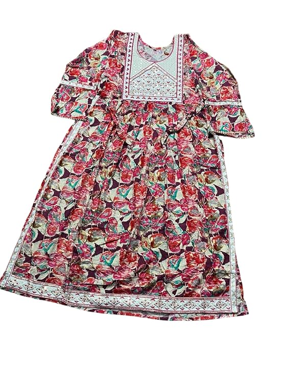 Nayra Cut Suit for Women with Dupatta (Red)