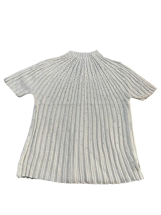 Stylish Rhinestone Short Half Sleeve Girls T-Shirt, Small (Light Blue)
