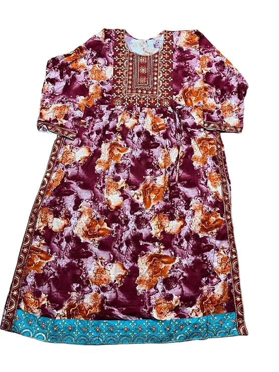 Nayra Cut Suit for Women with Dupatta (Maroon)