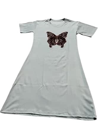 Women's Ribbed Tank Top with Sequined Bow Accent (in, Alpha, L, Regular, Standard, Light Green)