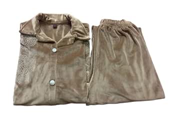 Soft Velvet Cord Set for Women (Brown)