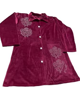 Soft Velvet Cord Set for Women (Maroon)