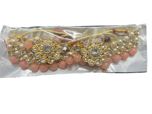 Brass Choker For Girls/Women (Peach)