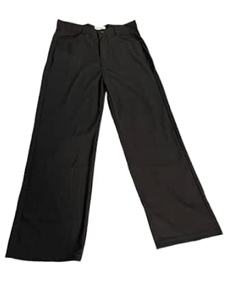 Formal Straight Leg Pants for Women, Black (34)