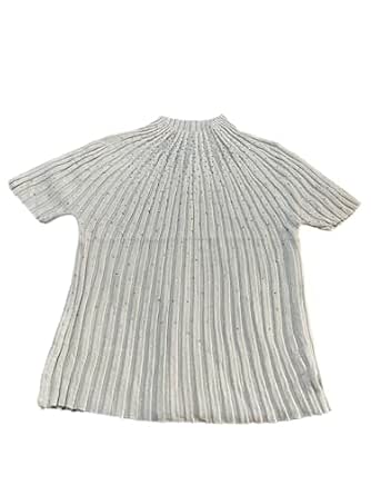 Stylish Rhinestone Short Half Sleeve Girls T-Shirt, Small (Skin)