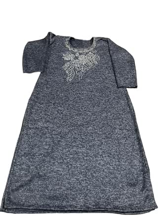 Karachi Wool Plazzo set for women (Blue)